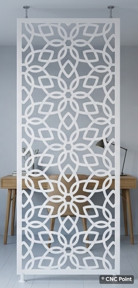 Interlaced Floral Geometric Jaali Panel — CNCPoint