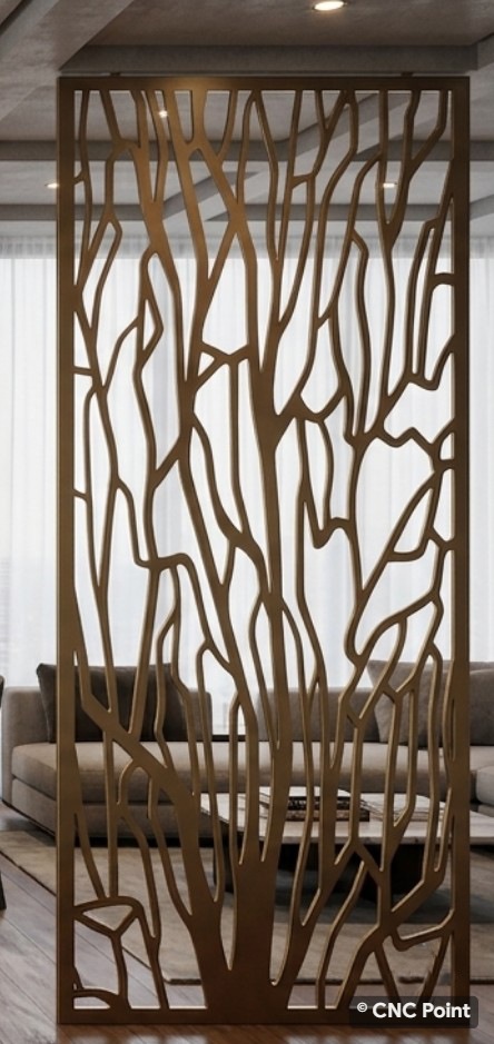 Abstract Tree Branch CNC Partition Panel — CNCPoint