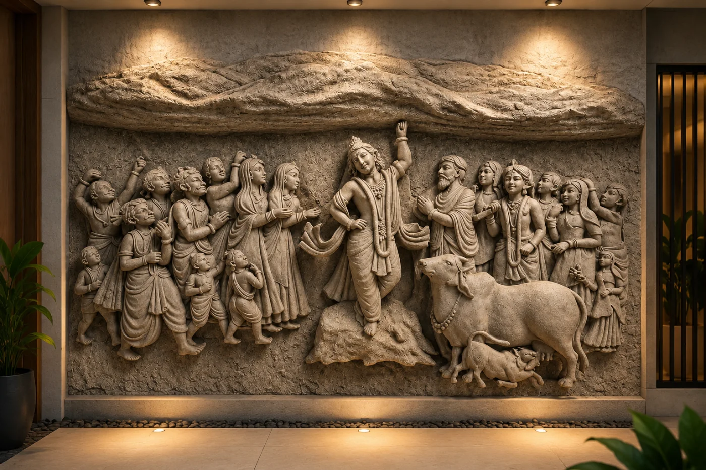 CNC carved design 1 — CNCPoint gallery (jaali, sculpting, partitions)