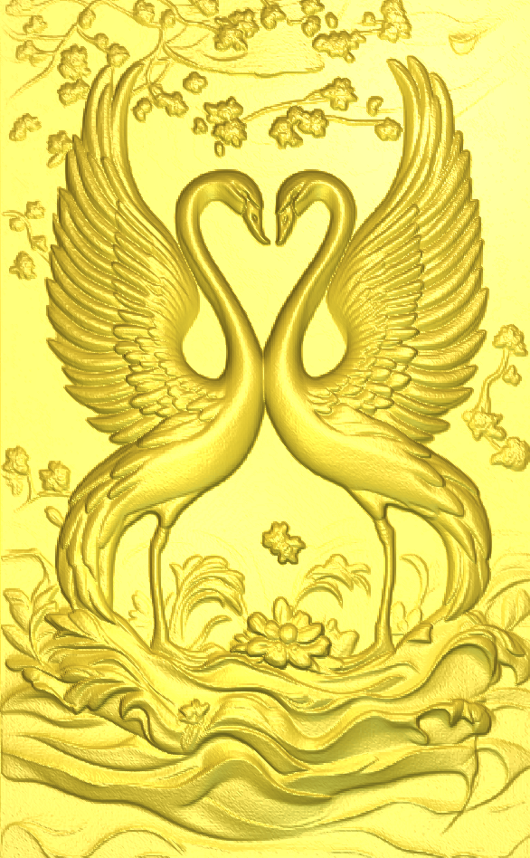 two swans