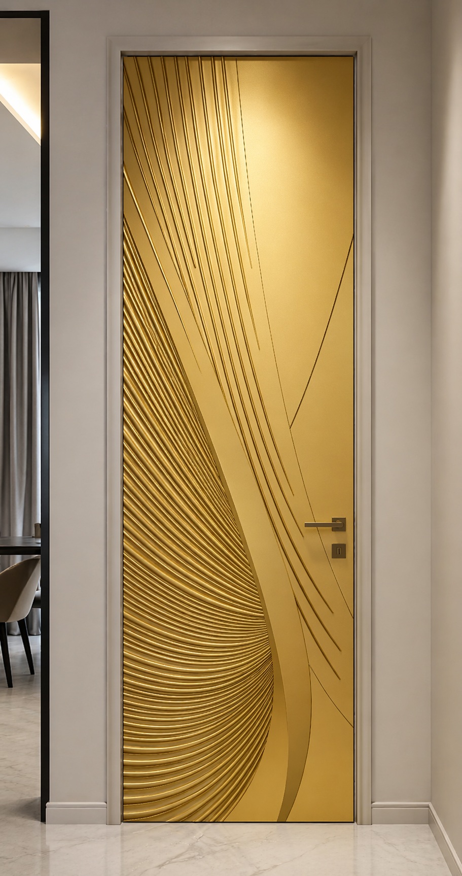 Golden Flow Door