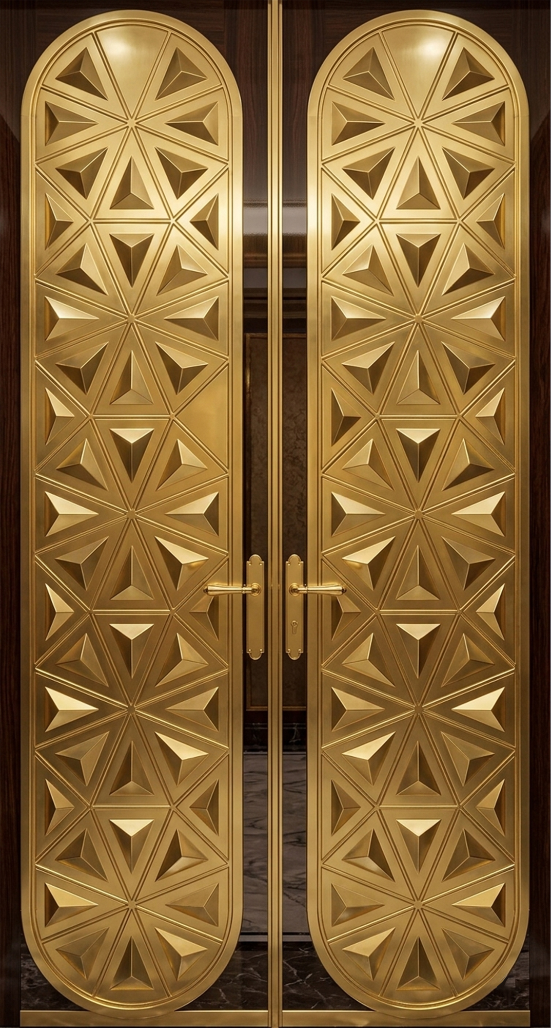 Triad Prism Geometric Door Panel