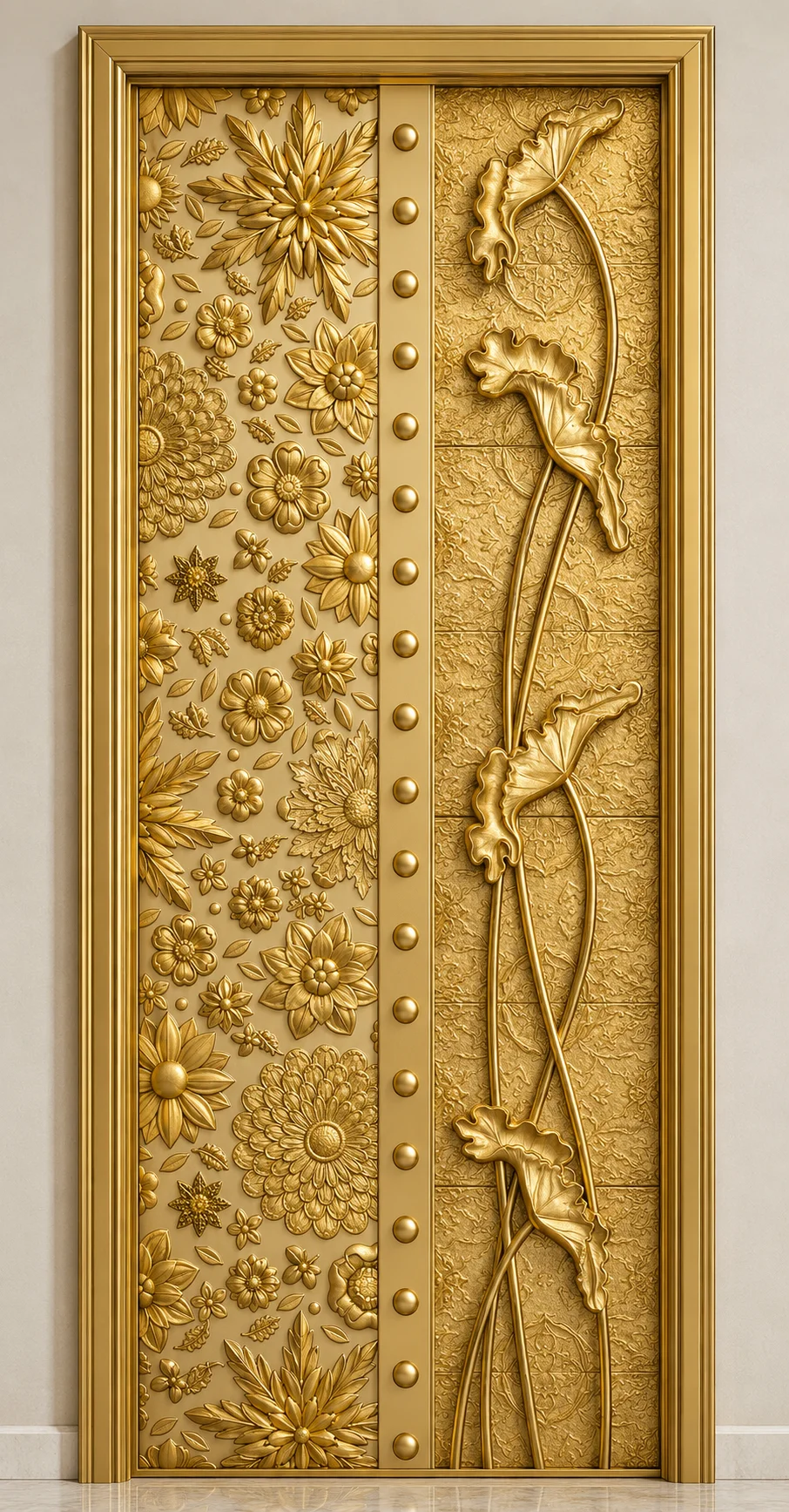 Golden Botanical Elegance