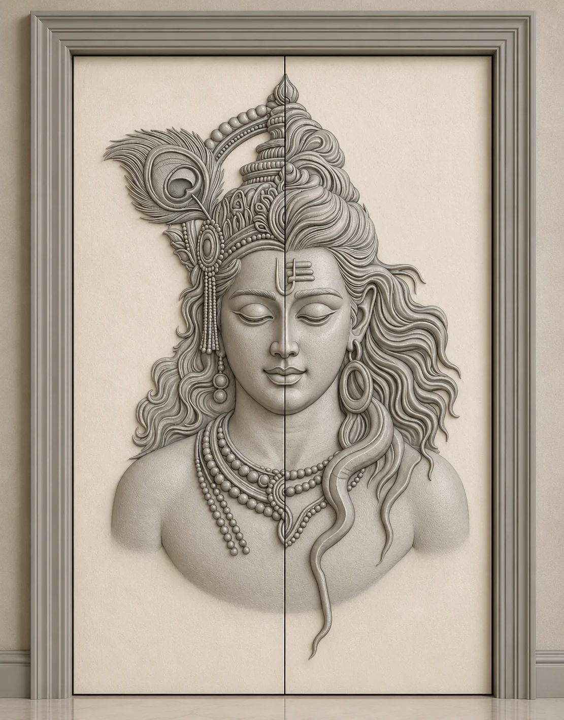 Divine Union of Shiva & Krishna
