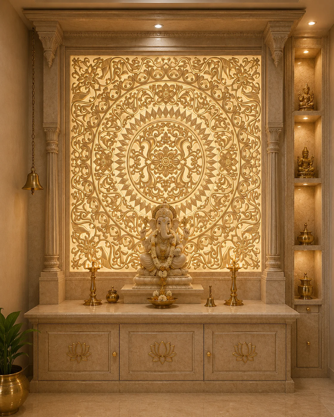Royal Floral Mandala Jaali
