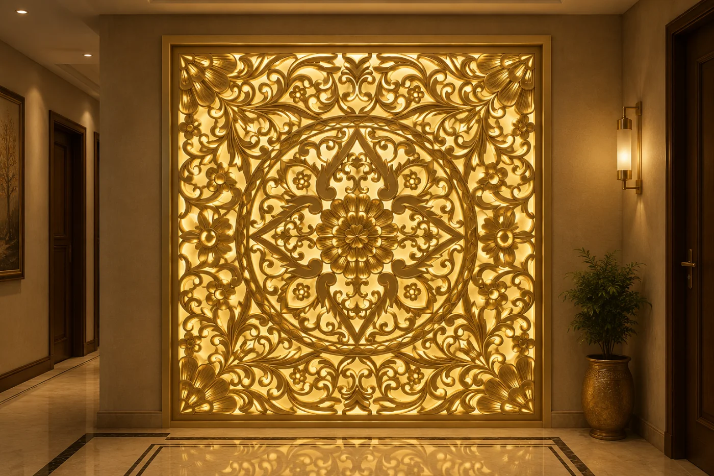 Royal Floral Mandala Jaali