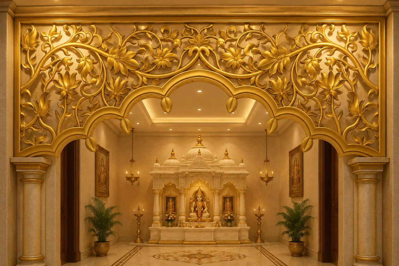 Divine Floral Mandir Merab