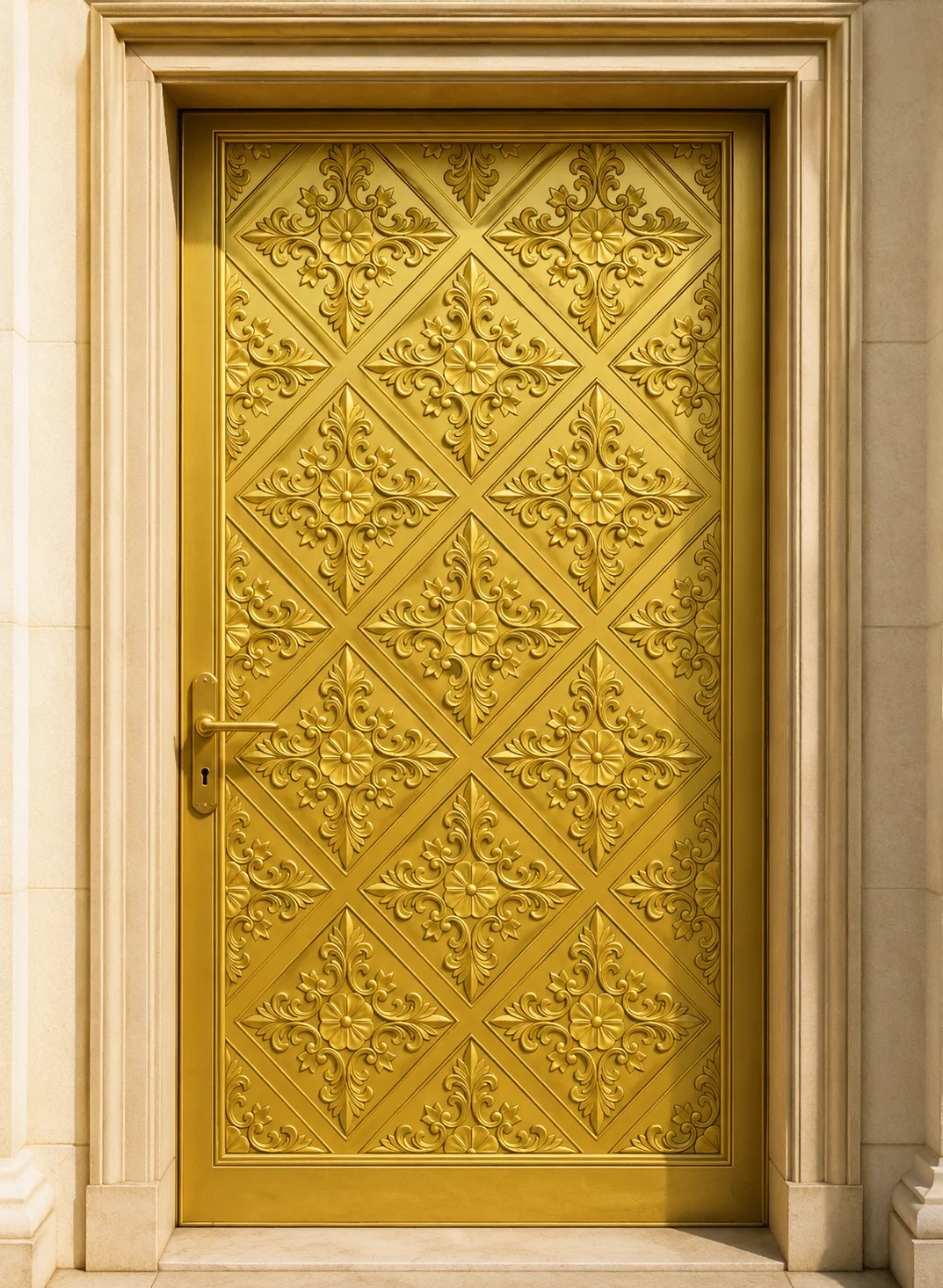 Regal Floral Door