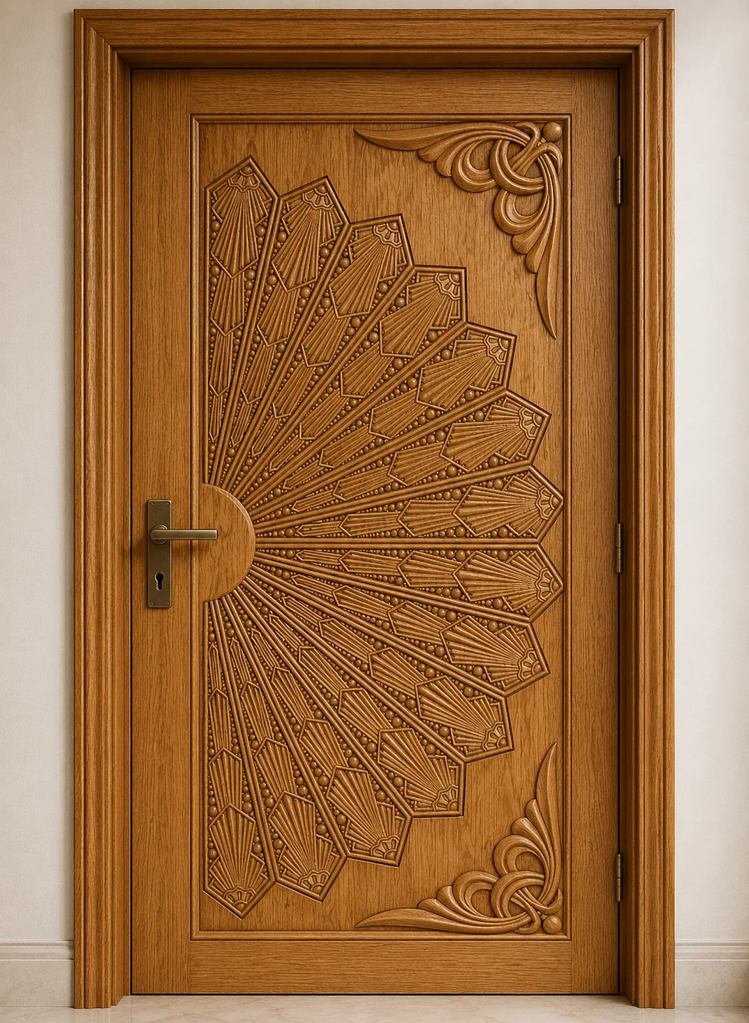 Artisan Oak Sunburst Door