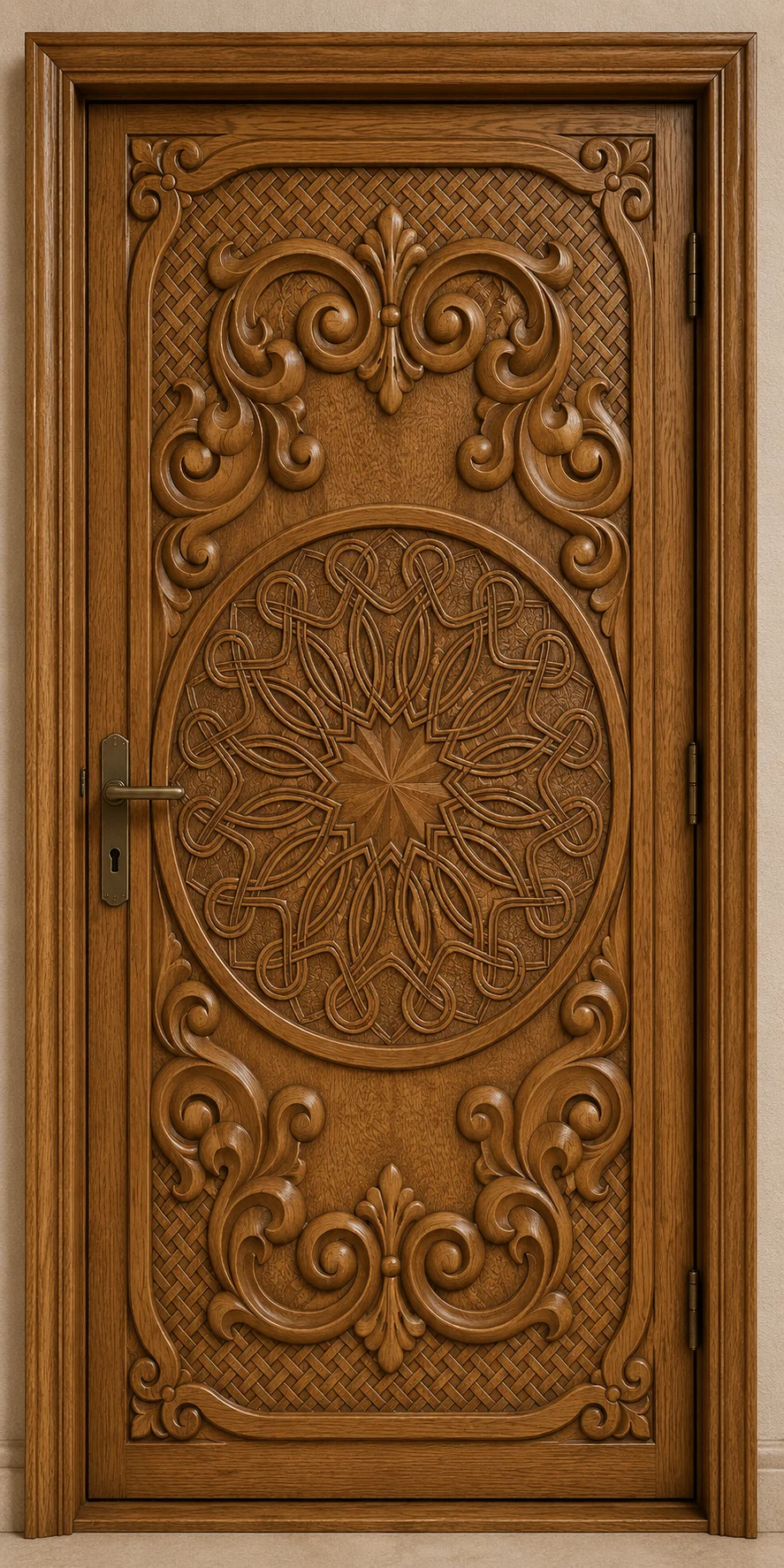 Majestic Oak Ornamental Door